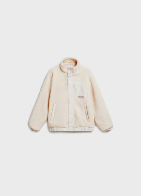 Куртка из шерпы для мальчиков, Бежевый