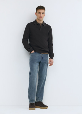 Зауженные джинсы, Синий