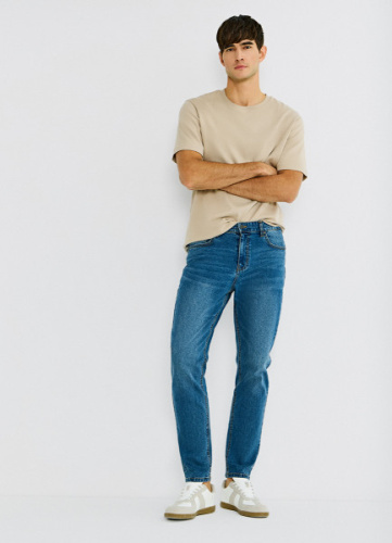 Зауженные джинсы, Синий