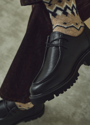 Ботинки из натуральной кожи, Черный