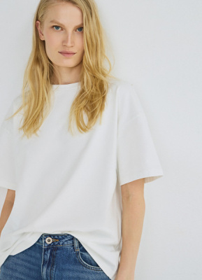 Футболка оверсайз, Белый
