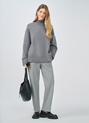 Утеплённые брюки, Серый