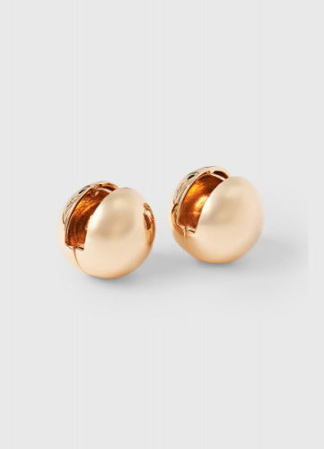 Серьги-пусеты, Золотой