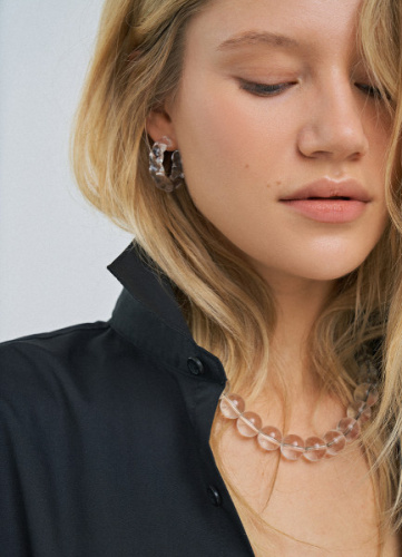 Серьги из стекла, Мультицвет