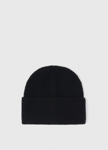 Шапка с отворотом, Черный