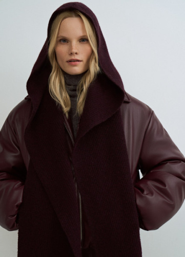 Вязаная шапка, Фиолетовый