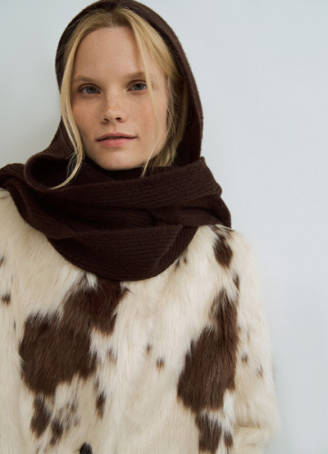 Вязаная шапка, Коричневый