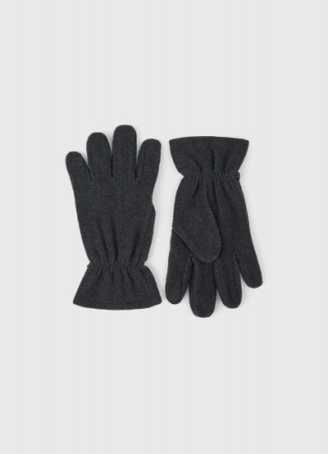 Перчатки из флиса с кулиской, Серый