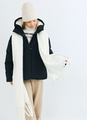 Шарф для девочек, Белый