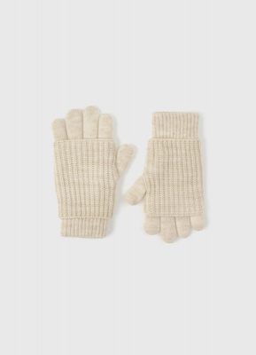 Перчатки и митенки для девочек, Бежевый