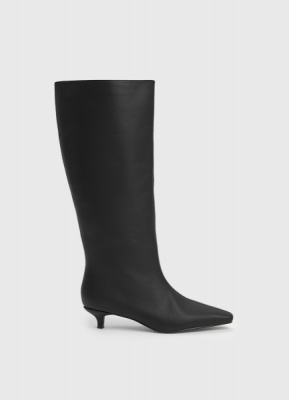 Сапоги из натуральной кожи, Черный