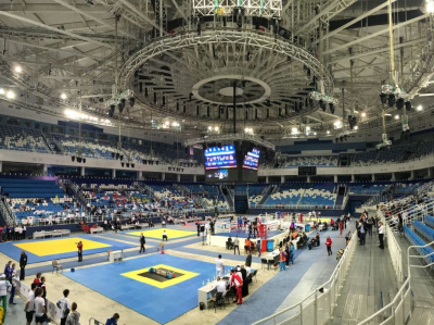 В Сочи начались соревнования по мас-рестлингу среди учащихся России /    Город Москва