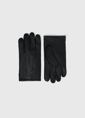 Перчатки из натуральной кожи, Черный