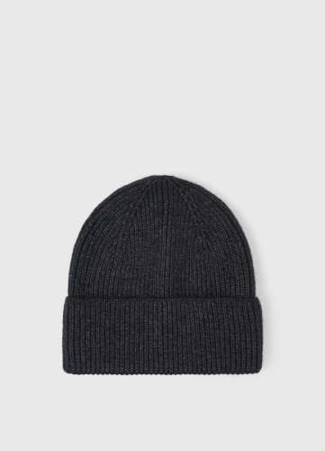 Шапка с отворотом, Серый