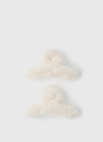 Заколки для волос для девочек, 2 шт., Белый