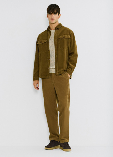 Рубашка из вельвета, Желтый