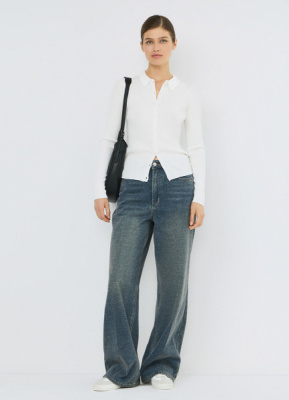 Бархатные джинсы, Синий