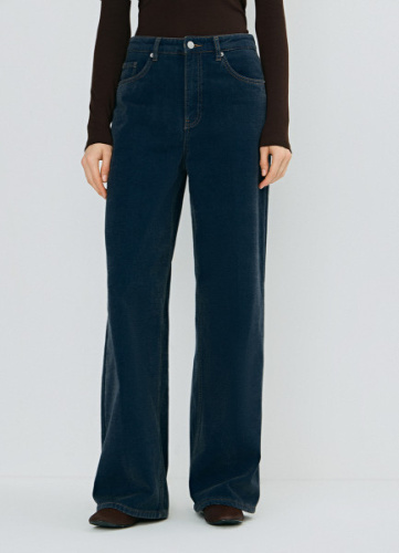 Бархатные джинсы, Синий