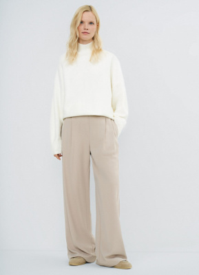 Свитер из мягкой пряжи с шерстью, Белый