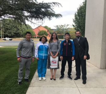 Встречи спортивной делегации по мас-рестлингу в Канберре /    Город Санкт-Петербург