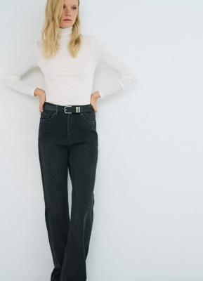 Водолазка из хлопка, Белый