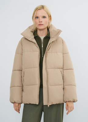 Утеплённая куртка, Бежевый