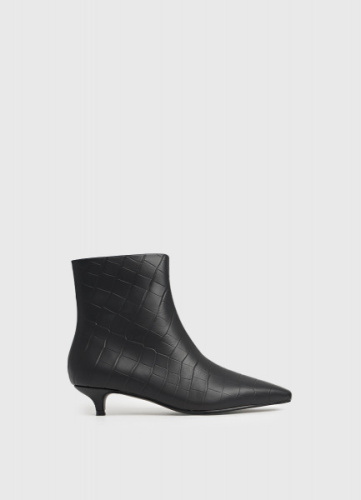 Ботильоны из натуральной кожи, Черный