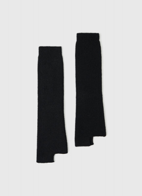 Гетры из пряжи с шерстью, Черный