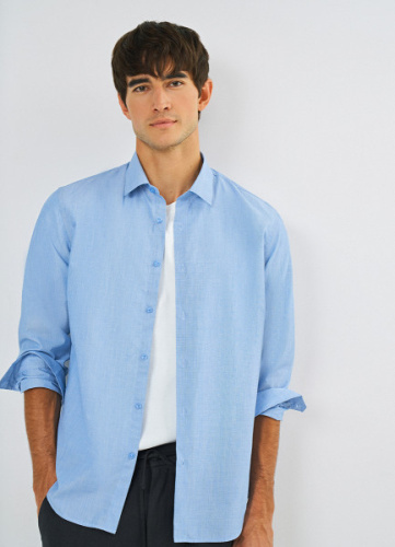 Рубашка, Голубой