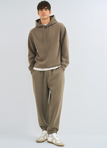 Утеплённые джоггеры, Коричневый