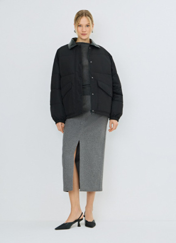 Утеплённая куртка, Черный