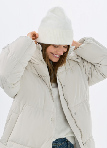 Вязаная шапка, Бежевый