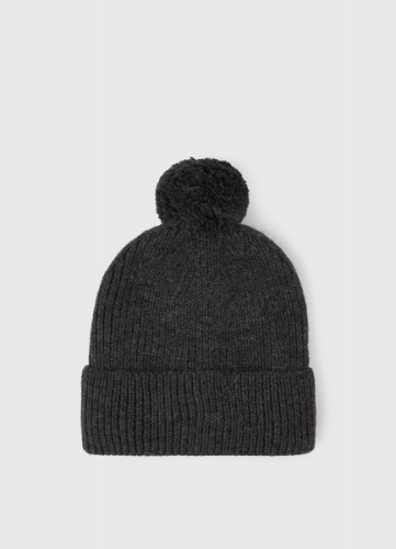 Шапка с содержанием шерсти, Серый