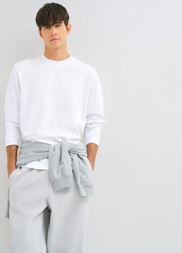 Базовый лонгслив, Белый