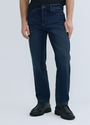 Утеплённые джинсы Slim, Синий