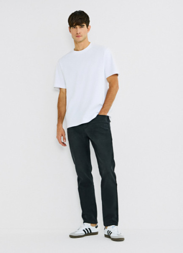 Утеплённые джинсы Slim, Серый