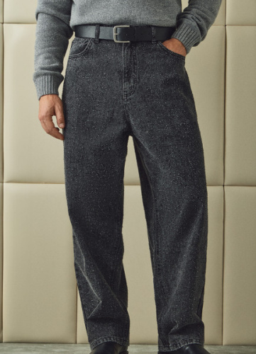 Свободные джинсы Baggy, Серый