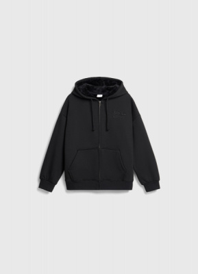 Толстовка на молнии для девочек, Черный