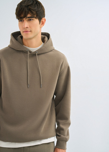 Худи с лёгким пич-эффектом, Коричневый