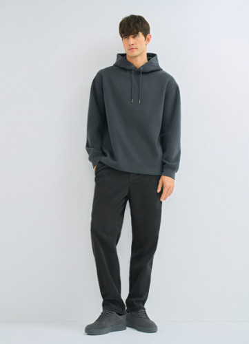 Худи с лёгким пич-эффектом, Серый