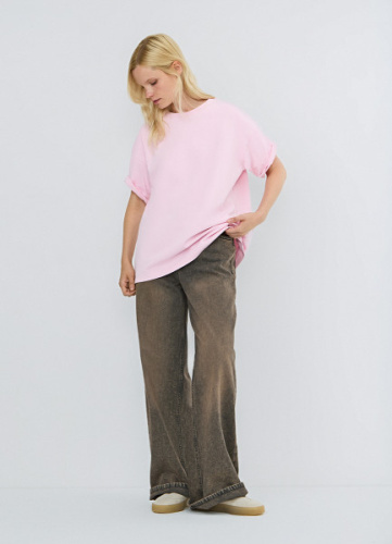 Футболка оверсайз, Розовый