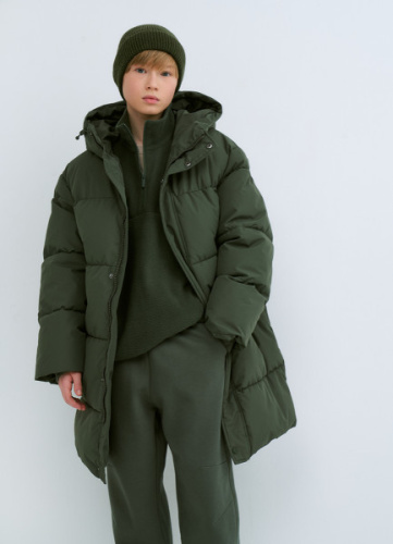 Пуховик для мальчиков, Зеленый
