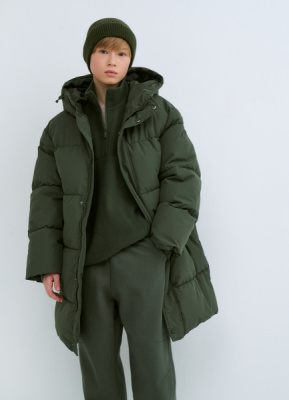 Пуховик для мальчиков, Зеленый