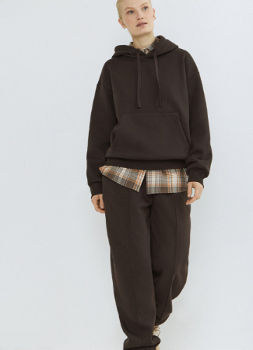 Флисовые брюки, Коричневый