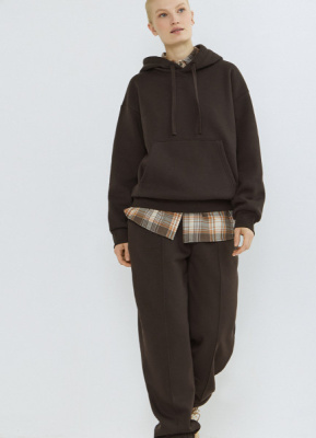 Флисовые брюки, Коричневый