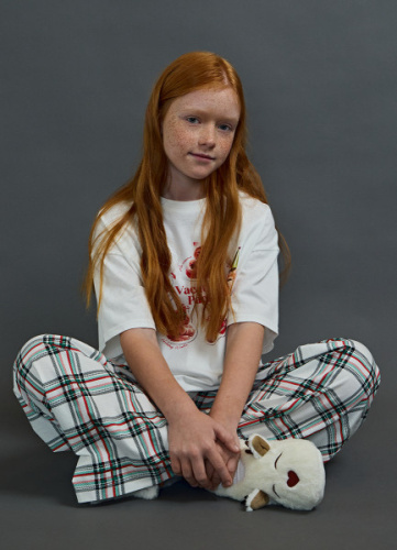 Тёплые тапочки для девочек, Белый