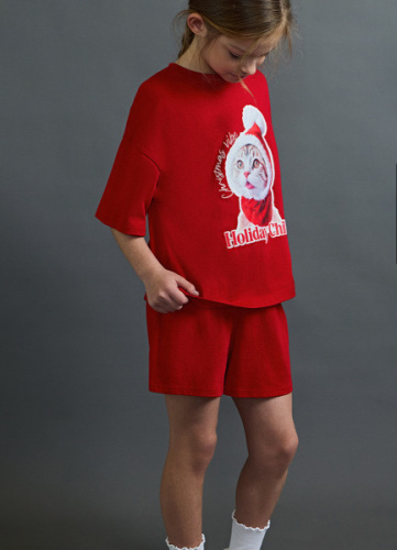 Пижама для девочек, Красный