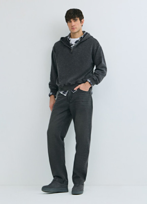 Прямые джинсы Straight, Серый