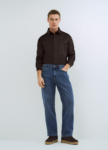 Прямые джинсы Straight, Синий