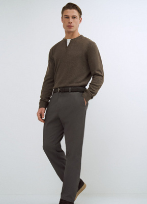 Чиносы с ремнём, Коричневый